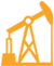 Oil rig field logo